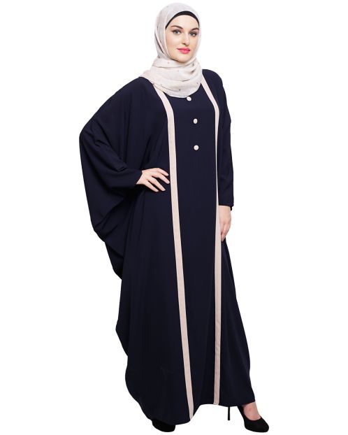 Colourblock Blue Kaftan