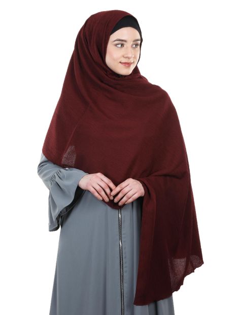 Premium Wine Turkish Hijab