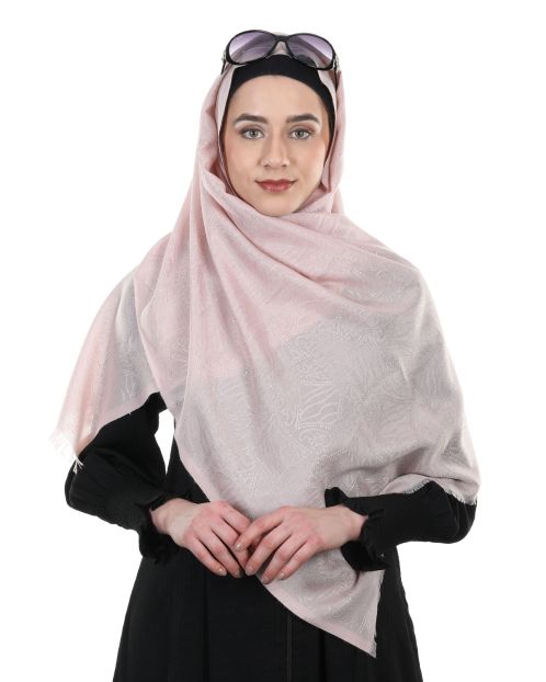 Premium Cotton Shawl Style Powder Pink Turkish Hijab