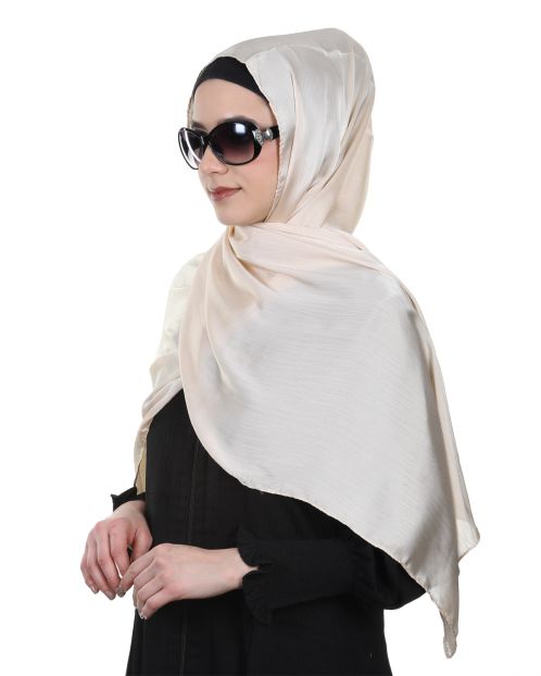 Gleaming and Elegant Stripes Almond Hijab