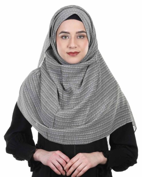 Dressy Printed Olive Green Hijab